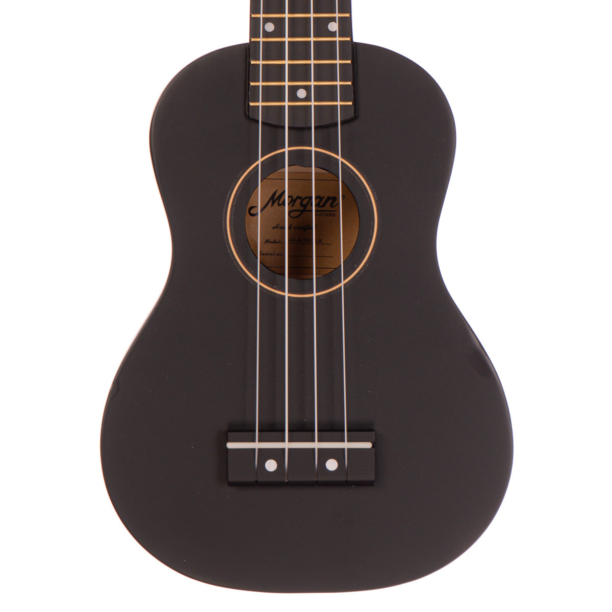 MORGAN UK S 100 BLK W/BAG sopran ukulele