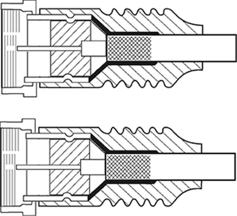 Wentronic F-plugger hankjønn Antennekabel 5m, hvit 50739