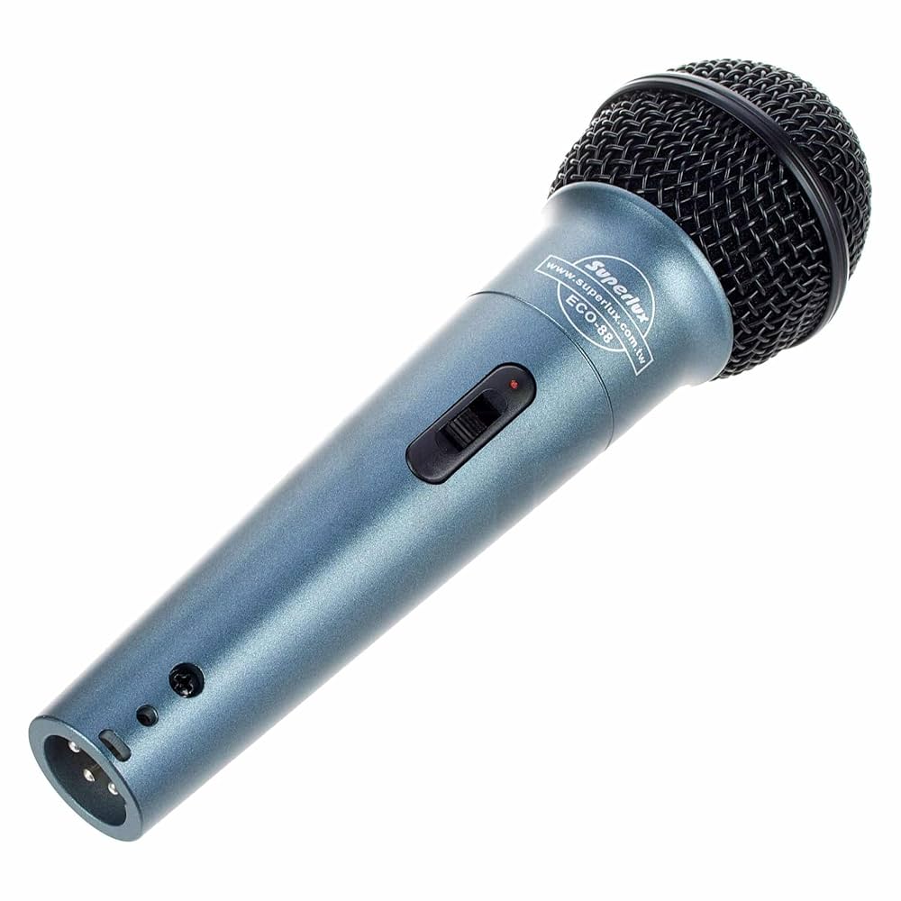 SUPERLUX ECO88 dynamisk mikrofon med bryter