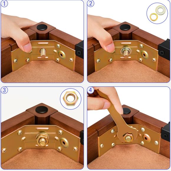 Donner Bench pianokrakk brun