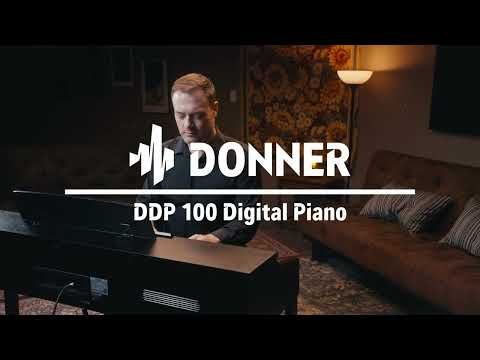Donner DDP-100 el-piano, sort møbel