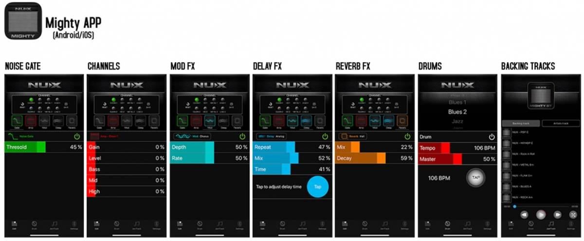 NUX MIGHTY 20 BT El-gitar forsterker med bluetooth