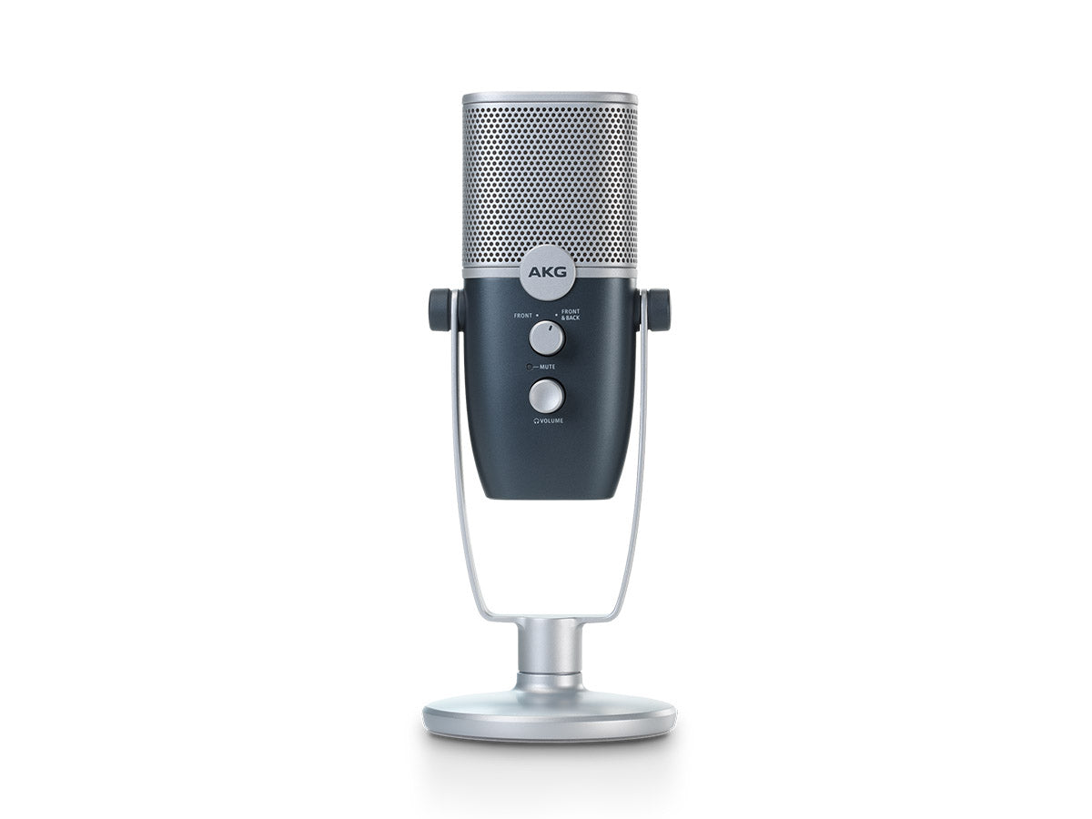 AKG ARA USB-C condenser microphone with dual 24-bit/96kHz sound card