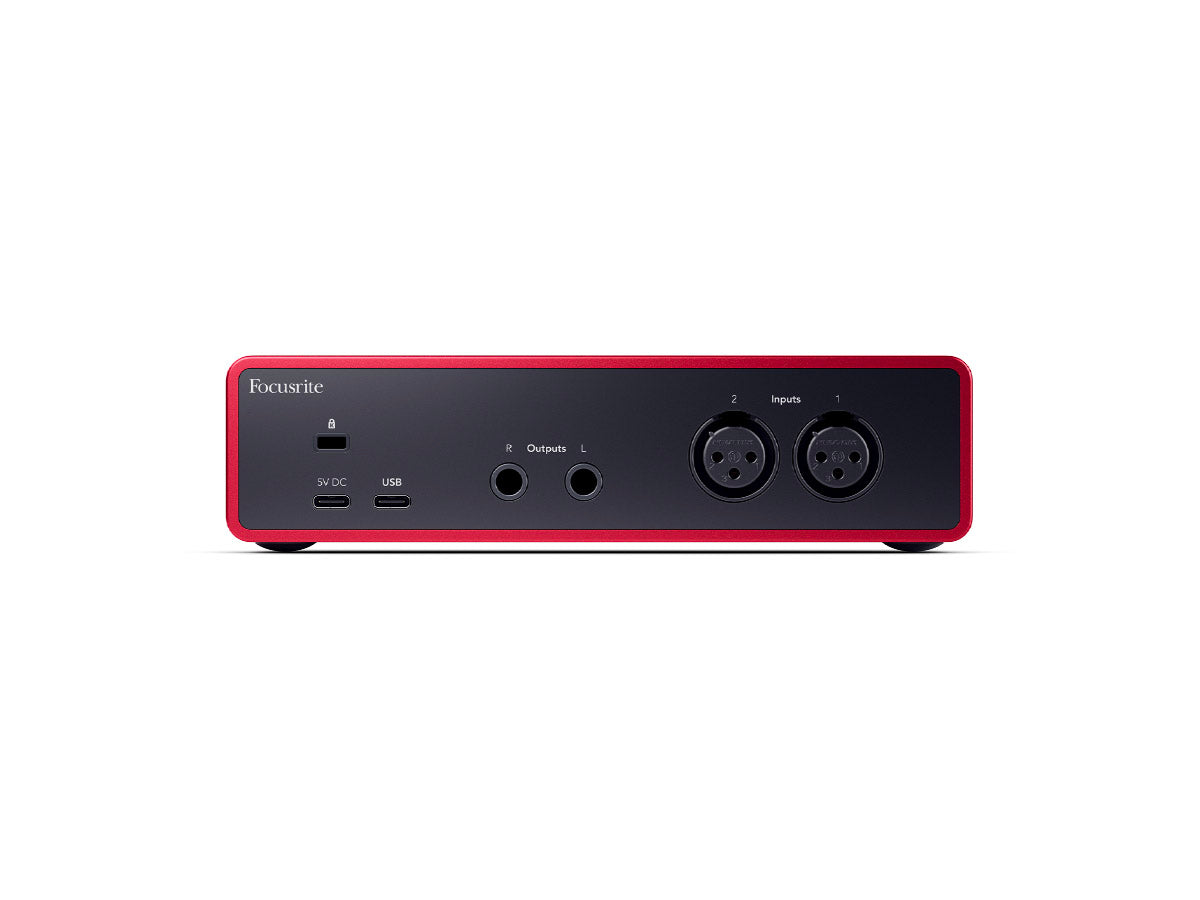 Focusrite Scarlett 2i2 Gen4 USB-lydkort, 2 inn/2 ut