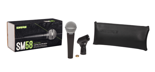 Shure SM58-LCE Microphone Dynamic Cardioid, Vocal