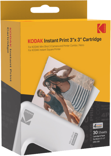 Kodak Papirkassett 3x3" 30 pk, BLACK FRIDAY!