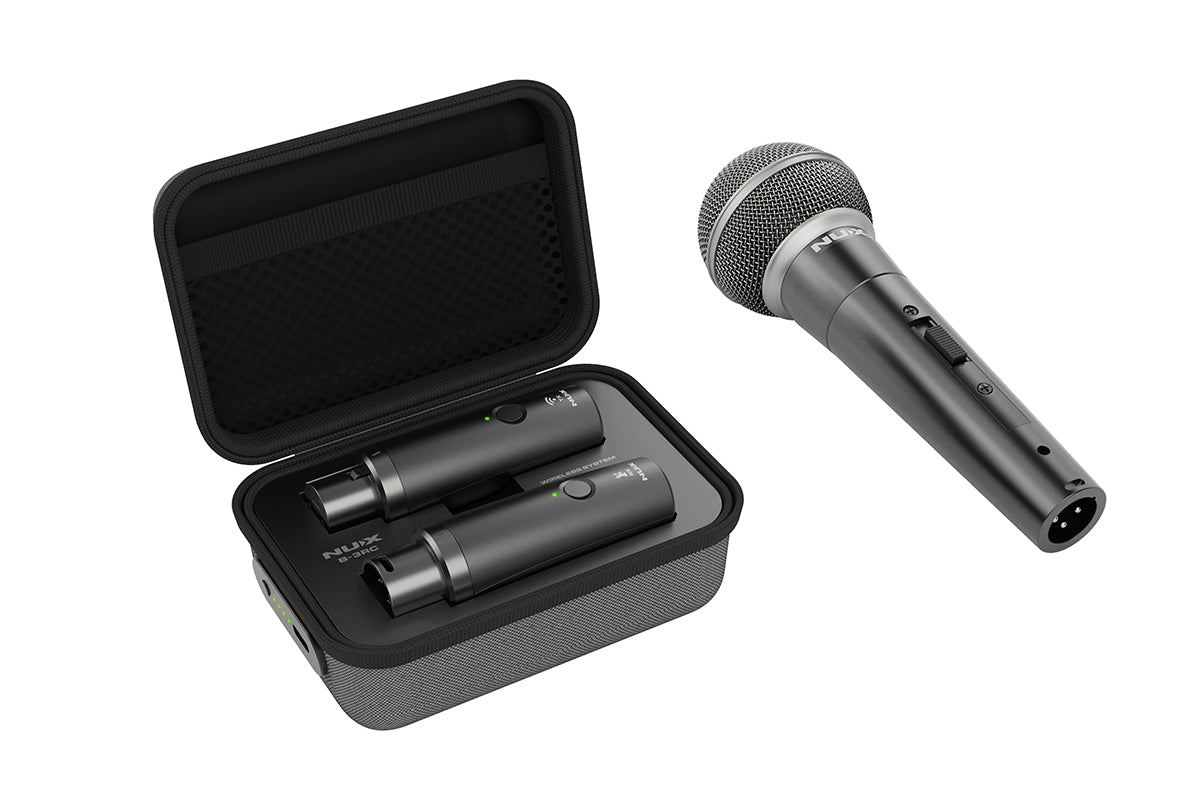 NUX B-3RC Wireless XLR System, 2.4 GHz