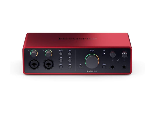Focusrite Scarlett 16i16 Gen4 USB-lydkort, 16 inn/16 ut