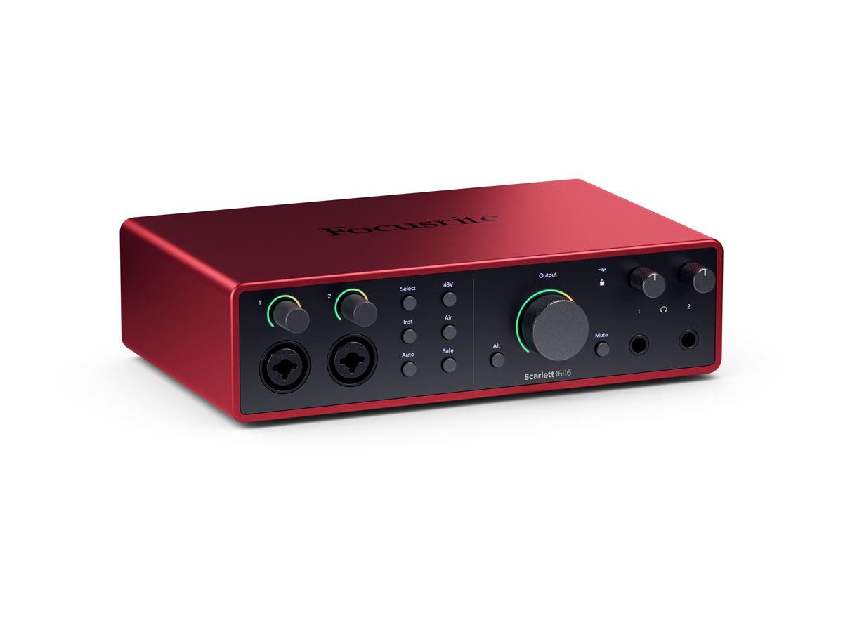 Focusrite Scarlett 16i16 Gen4 USB-lydkort, 16 inn/16 ut