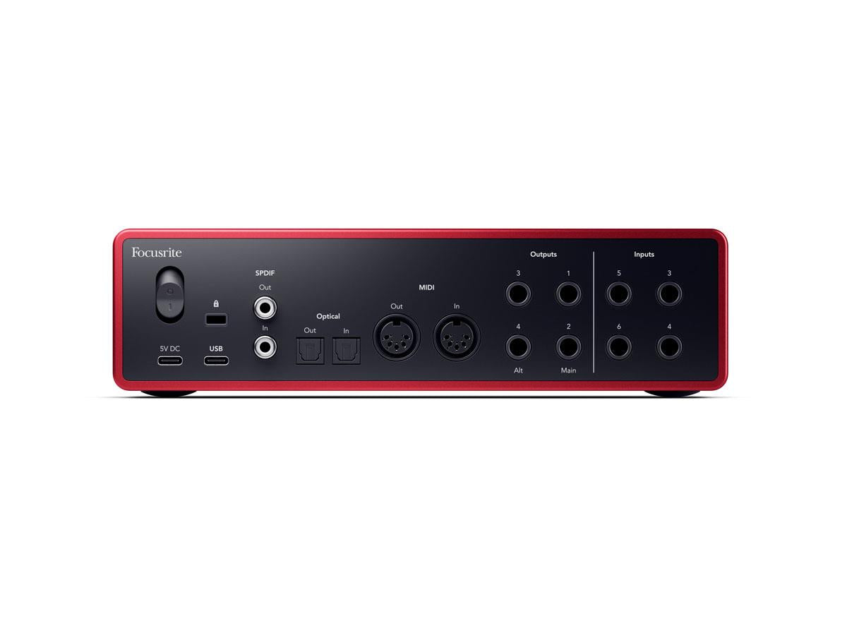 Focusrite Scarlett 16i16 Gen4 USB-lydkort, 16 inn/16 ut