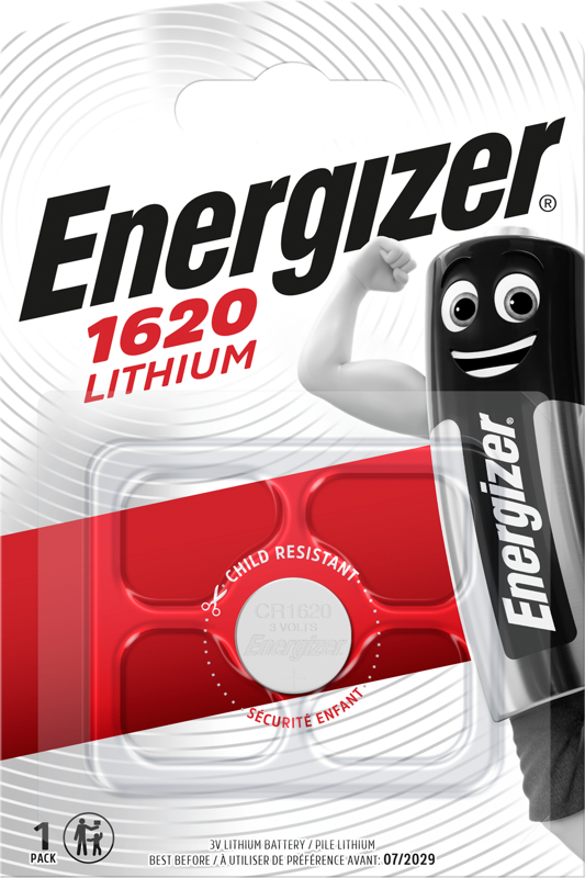 Energizer Lithium Miniature CR1620 1 pack