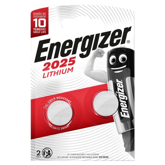 Energizer Lithium Miniature CR2025 2 pack