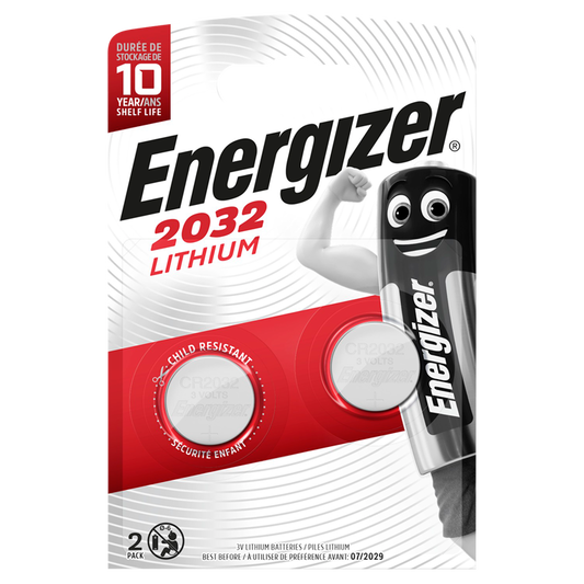 Energizer Lithium Miniature CR2032 2 pack