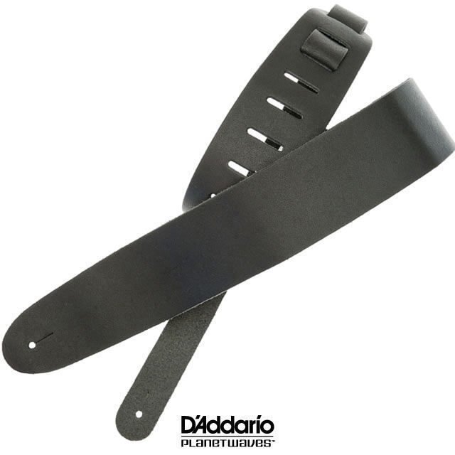 D'Addario Accessories 25BL00 64mm Basic Leahter, Black