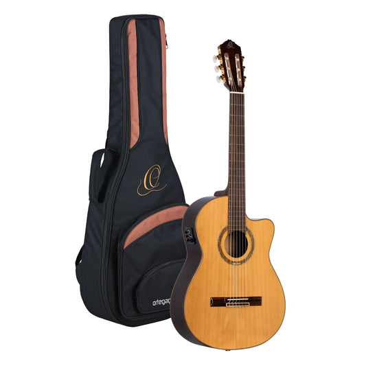 Ortega RCE159MN 4/4 Size, med mik, Medium neck klassisk gitar
