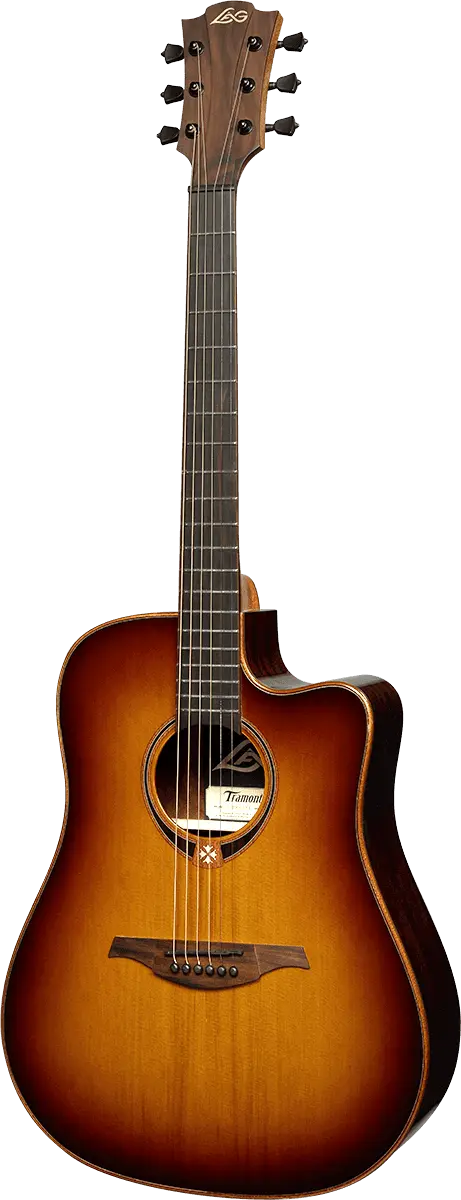 LÂG T118DCE BRS  Dreadnought cutaway electro brown shadow