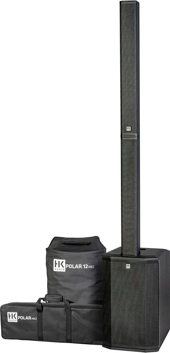 HK Audio POLAR12 MK2 BLACK  TWS bluetooth active set with covers