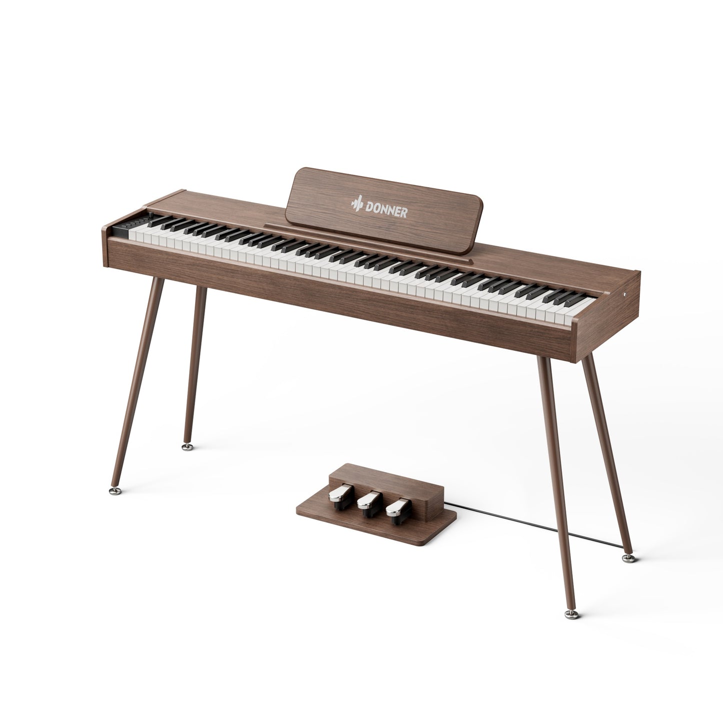 Donner DHP-100 Pro Walnut digitalpiano, stagepiano - NYHET!