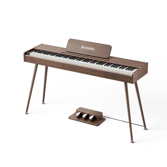 Donner DHP-100 Pro Walnut digitalpiano, stagepiano - NYHET!