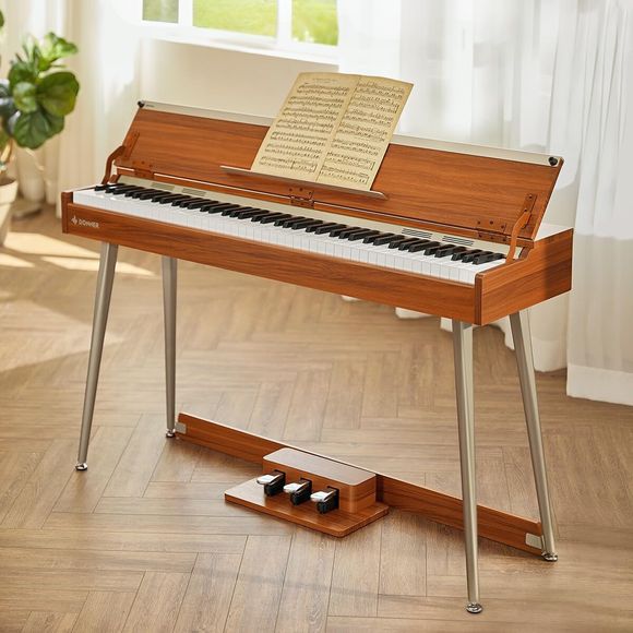 Donner DDP-80 PLUS el-piano + pianokrakk og hodetelefoner