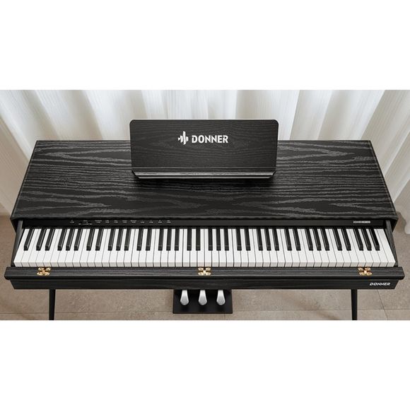 Donner DHP-600 el-piano, sort