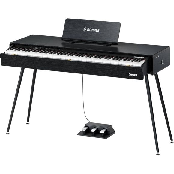 Donner DHP-600 el-piano, sort