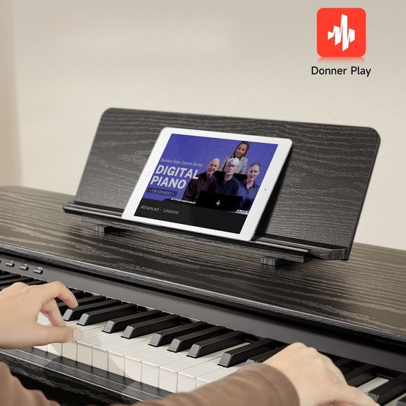 Donner DHP-600 el-piano, sort