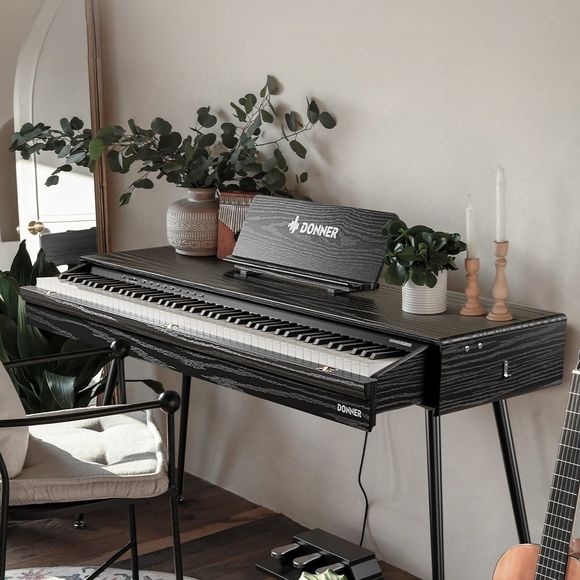 Donner DHP-600 el-piano, sort