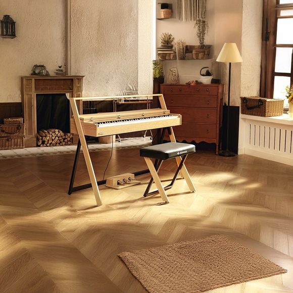 Donner DKB-300 pianokrakk light wood