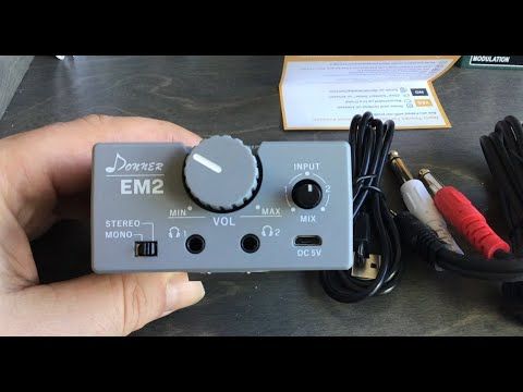 Donner EM2 personal monitor - in-ear monitorforsterker