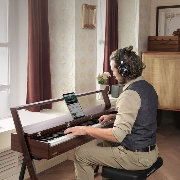 Donner Oura R300 el-piano valnøtt