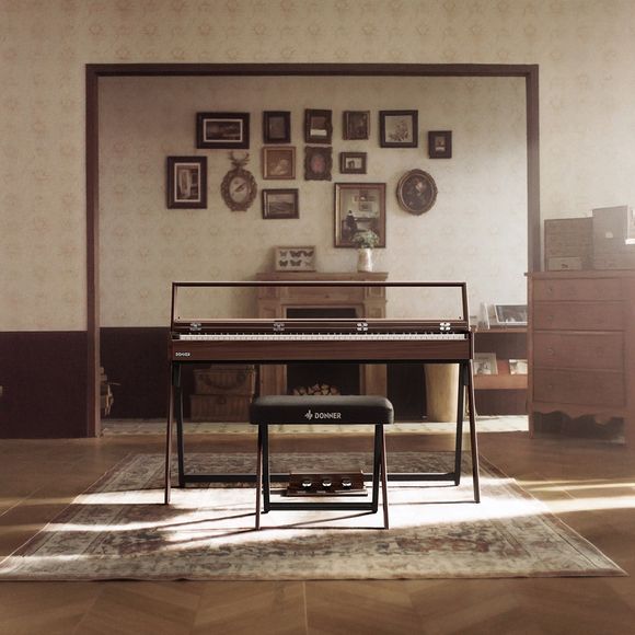 Donner Oura R300 el-piano valnøtt