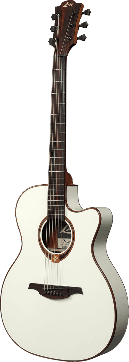LÂG T118ASCE IVO  Auditorium,slim,cutaway,electro,hvit