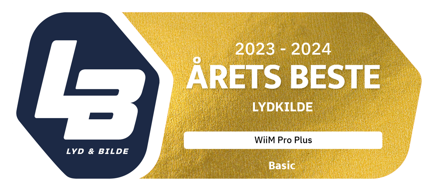 Wiim Pro Plus Streamer - Bit-perfekt streamer som strømmer "alt"