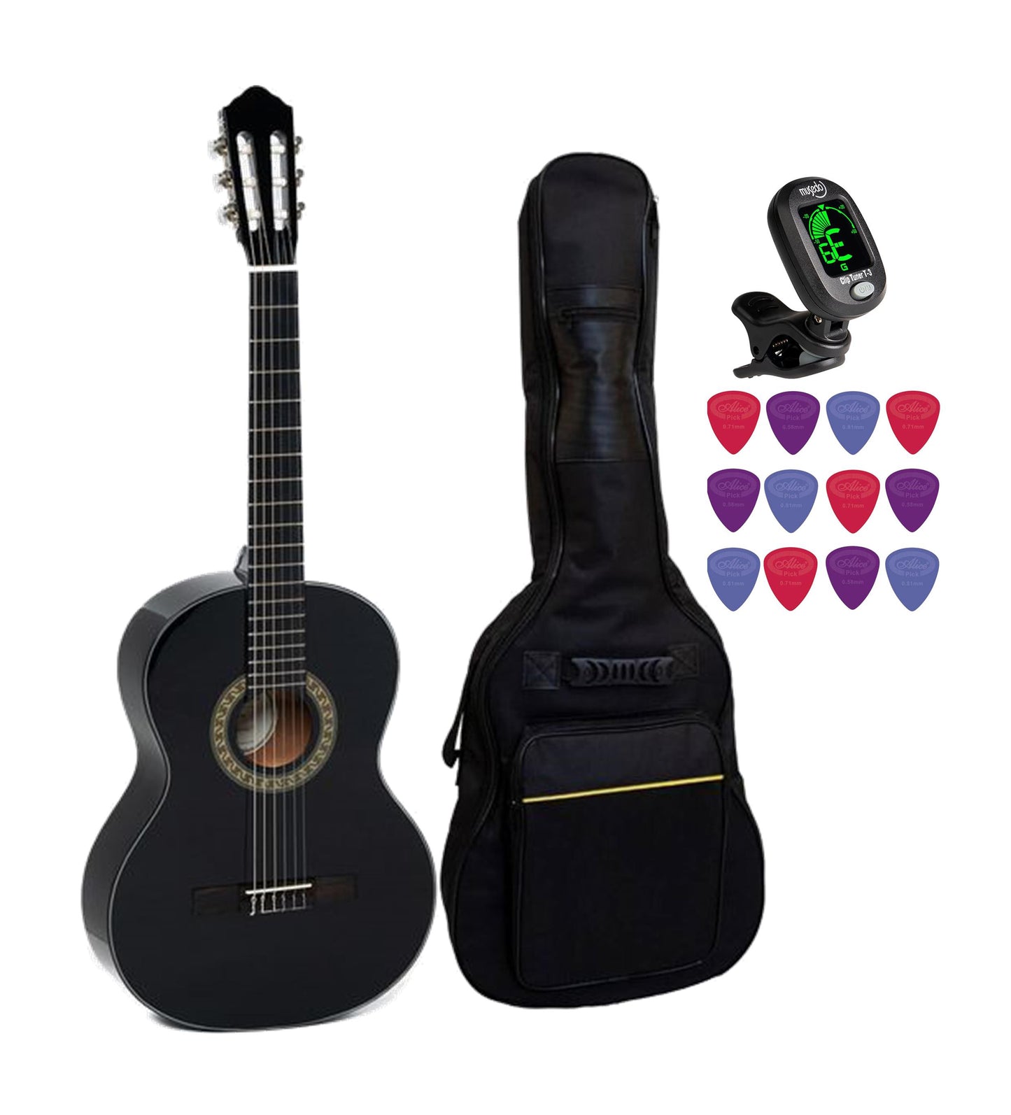 Santana Classical 18 BK Klassisk GITARPAKKE