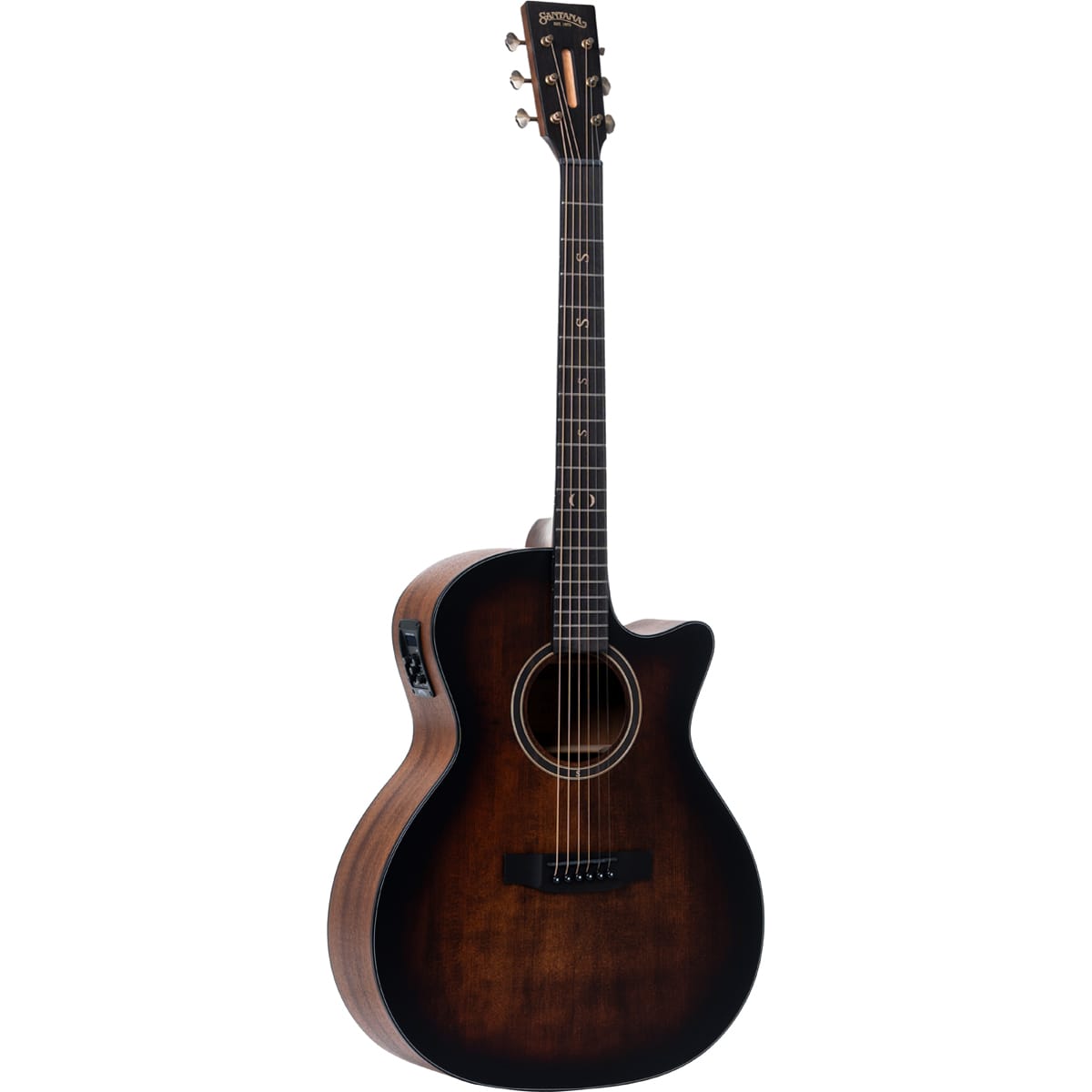 Santana Player G14 BRS stålstrengsgitar brown burst