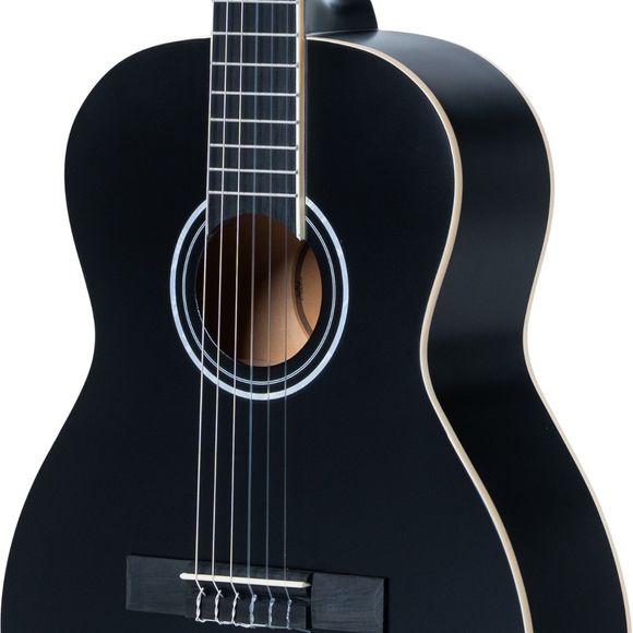 Sant Guitars CJ-36 SBK spansk barne-gitar sort 3/4