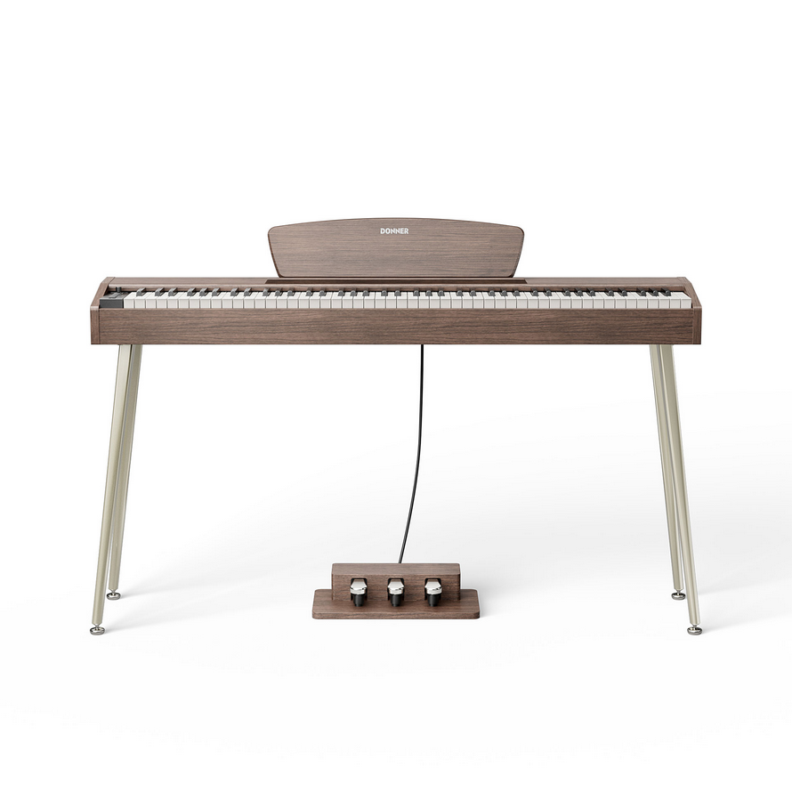 Donner DHP-100 Pro Walnut digitalpiano, stagepiano - NYHET!