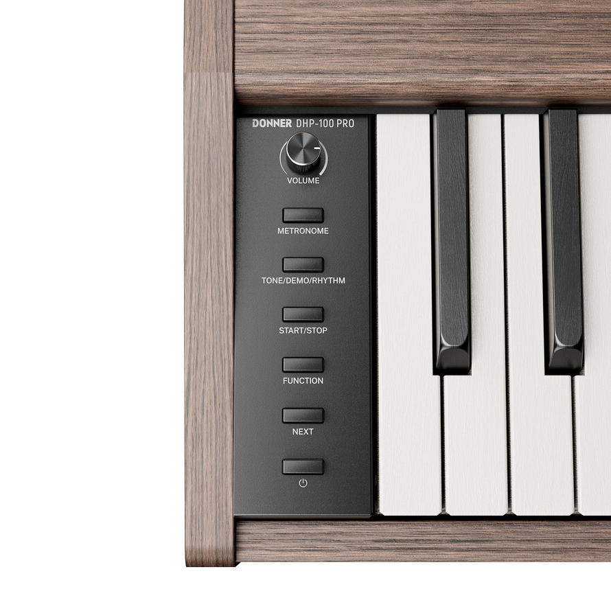Donner DHP-100 Pro Walnut digitalpiano, stagepiano - NYHET!