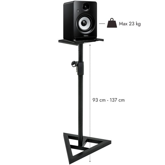 Tuff stands SS-20 plate-høyttaler-stativ black