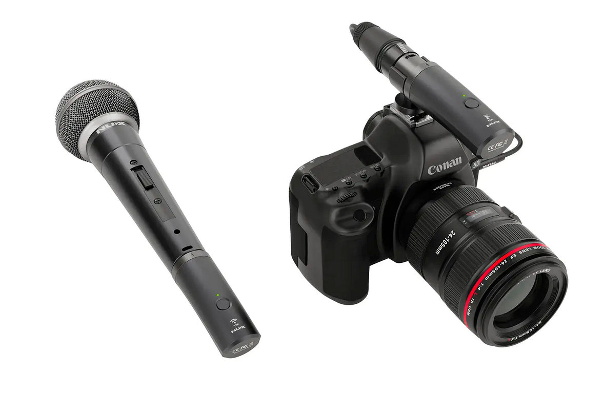 NUX B-3RC Wireless XLR System, 2.4 GHz