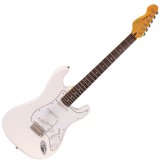 Vintage V6 Fillmore Olympic White el-gitar