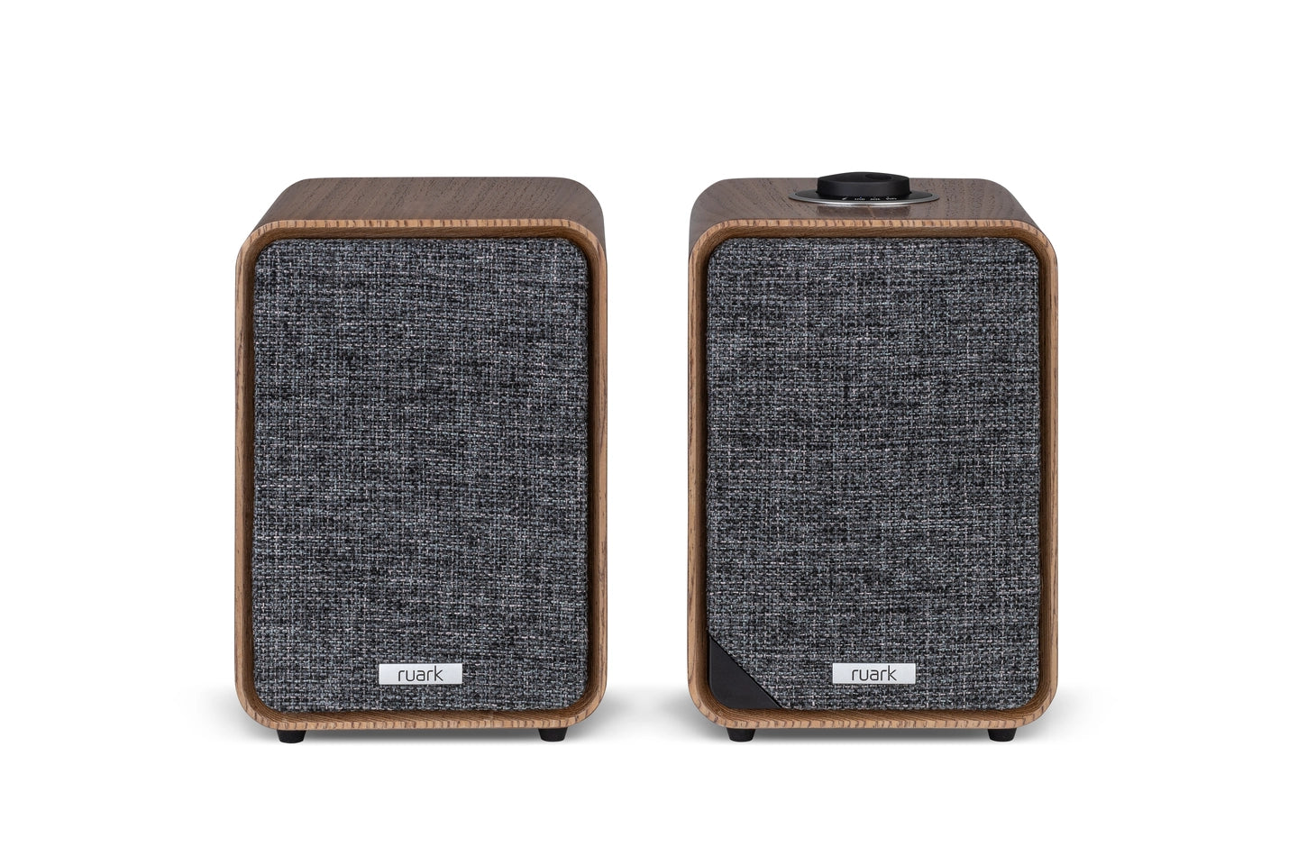Ruark MR1 Mk3 / Rega Planar 1, Walnut Aktive høyttalere og platespiller
