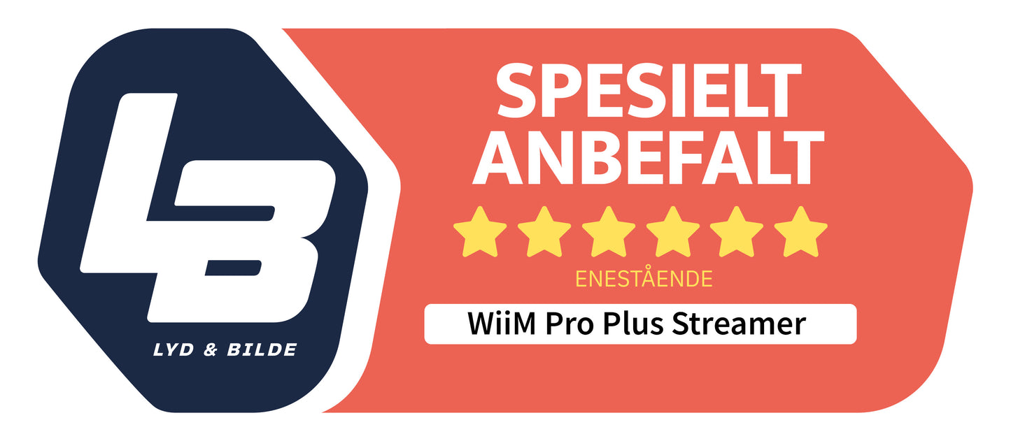 Wiim Pro Plus Streamer - Bit-perfekt streamer som strømmer "alt"