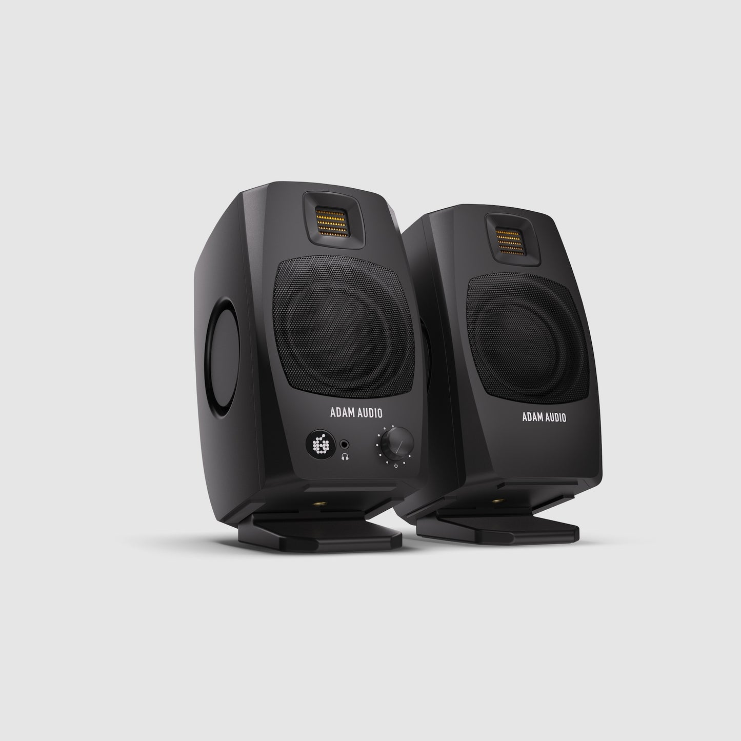 Adam Audio D3V Black Active Desktop Monitoring System, 3,5 inch woofer