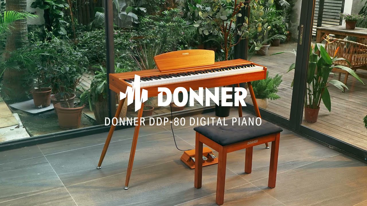 Donner DDP-80 el-piano tre, 88-tag