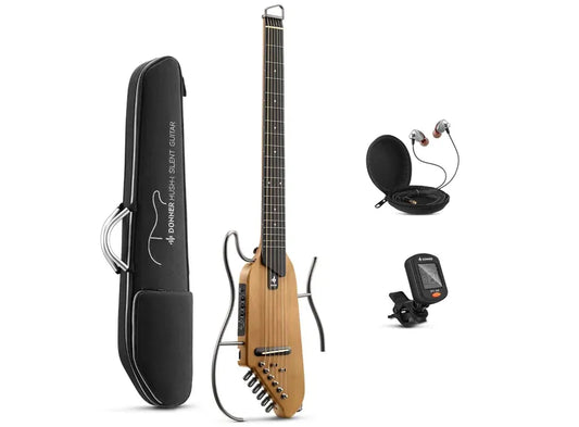 Donner HUSH-I silent stålstrengsgitar maple
