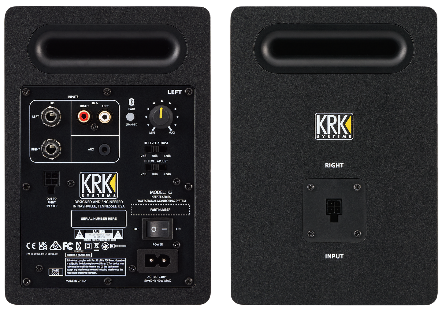 KRK Kreate 3 Studio Monitor, par NYHET!