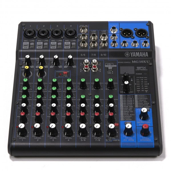 Yamaha MG10XU mikser - SPX effects, 24-bit /2x2 USB Audio